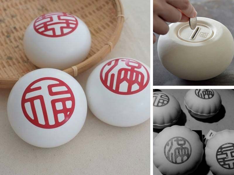 【椪餅存錢筒 】台南古早味點心的 華麗大變身 Taiwan design stationery Piggy bank Taina Brown Sugar Bun Cake